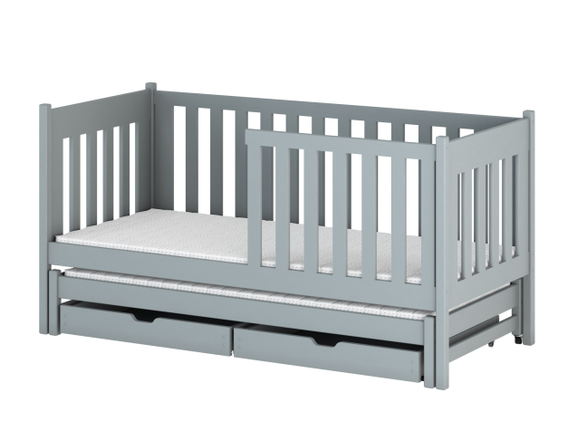 Dvigulė vaikiška lova su stalčiais KAJA 80x200 22