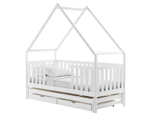 Dvigulė vaikiška lova su stalčiais MAGIC 80x180 5