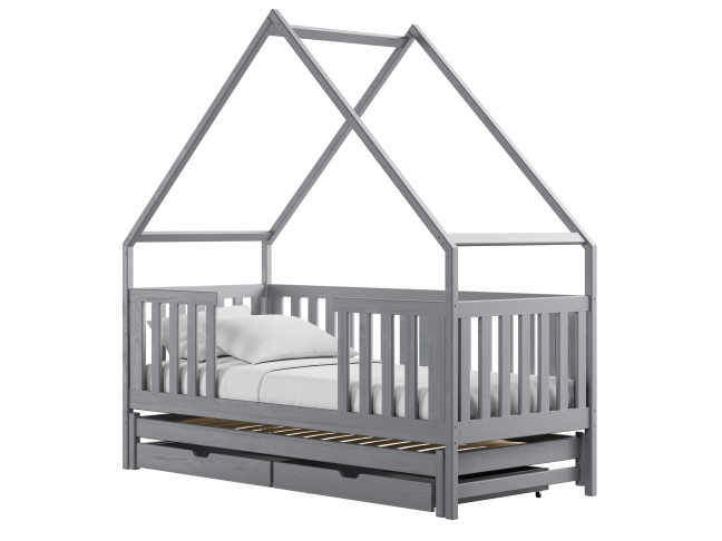 Dvigulė vaikiška lova su stalčiais MAGIC 80x200 7