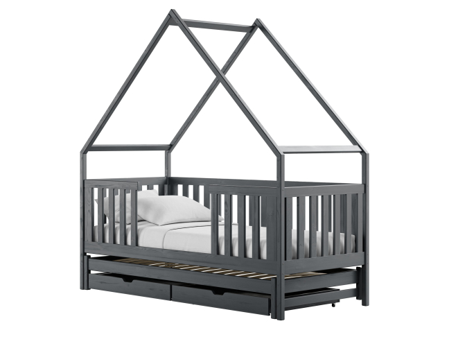 Dvigulė vaikiška lova su stalčiais MAGIC 90x200 6 Dvigulė vaikiška lova su stalčiais MAGIC 90x200 6