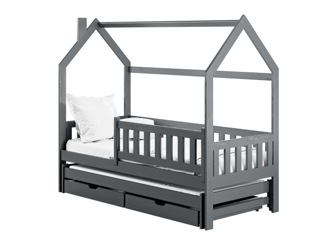 Dvigulė vaikiška lova su stalčiais MONKEY 80x180 8 Dvigulė vaikiška lova su stalčiais MONKEY 80x180 8