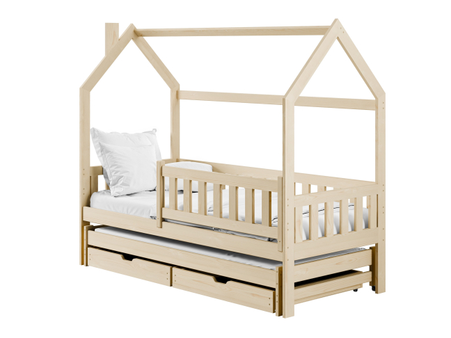 Dvigulė vaikiška lova su stalčiais MONKEY 80x180 10