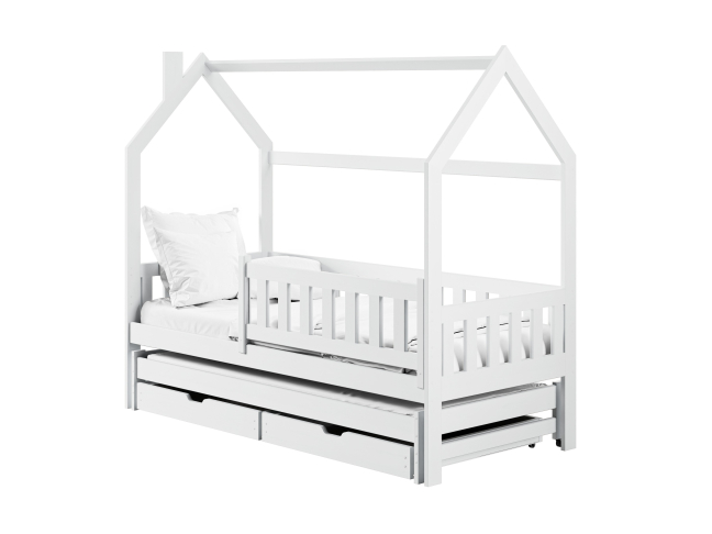 Dvigulė vaikiška lova su stalčiais MONKEY 80x200 7 Dvigulė vaikiška lova su stalčiais MONKEY 80x200 7