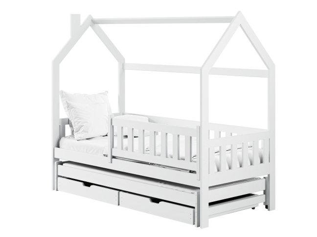 Dvigulė vaikiška lova su stalčiais MONKEY 90x190 7 Dvigulė vaikiška lova su stalčiais MONKEY 90x190 7