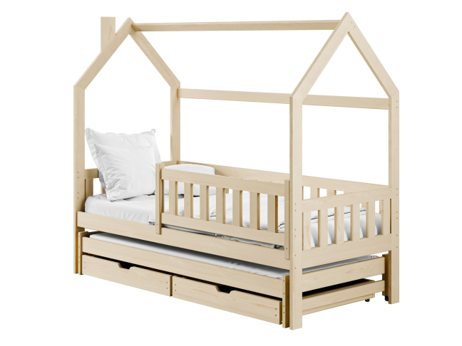 Dvigulė vaikiška lova su stalčiais MONKEY 90x190 10 Dvigulė vaikiška lova su stalčiais MONKEY 90x190 10