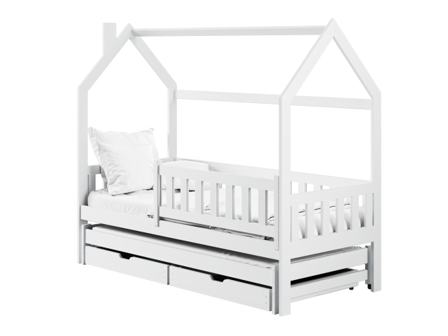 Dvigulė vaikiška lova su stalčiais MONKEY 90x200 7