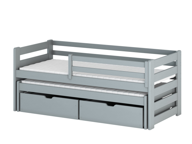 Dvigulė vaikiška lova su stalčiais SENSO 80x200 22