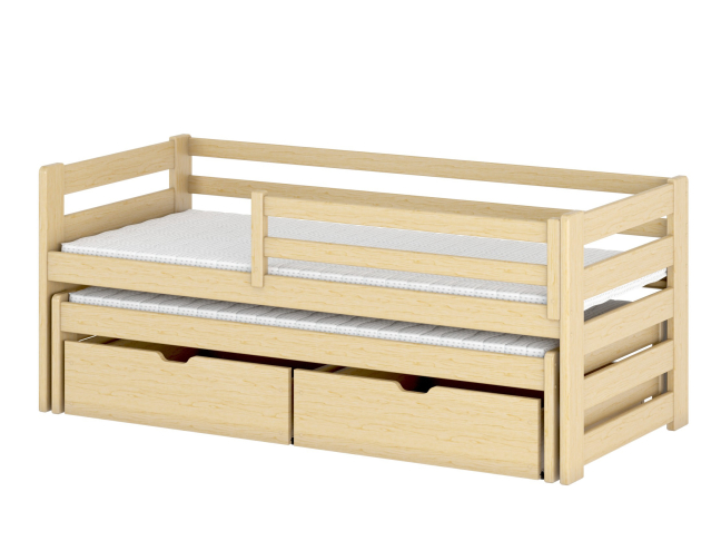 Dvigulė vaikiška lova su stalčiais SENSO 80x200 23 Dvigulė vaikiška lova su stalčiais SENSO 80x200 23