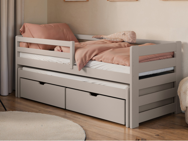 Dvigulė vaikiška lova su stalčiais SENSO 80x200 25 Dvigulė vaikiška lova su stalčiais SENSO 80x200 25