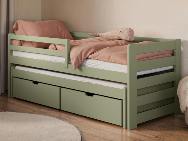 Dvigulė vaikiška lova su stalčiais SENSO 90x190 24 Dvigulė vaikiška lova su stalčiais SENSO 90x190 24