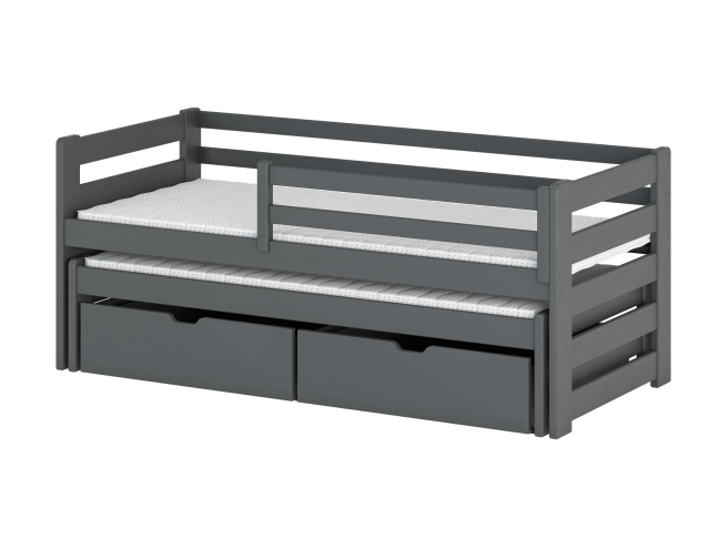 Dvigulė vaikiška lova su stalčiais SENSO 90x200 21 Dvigulė vaikiška lova su stalčiais SENSO 90x200 21