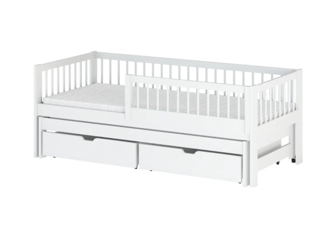 Dvigulė vaikiška lova su stalčiais SOFTI 80x160 7 Dvigulė vaikiška lova su stalčiais SOFTI 80x160 7