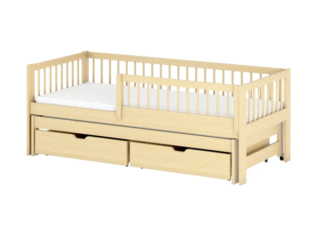 Dvigulė vaikiška lova su stalčiais SOFTI 90x190 10 Dvigulė vaikiška lova su stalčiais SOFTI 90x190 10