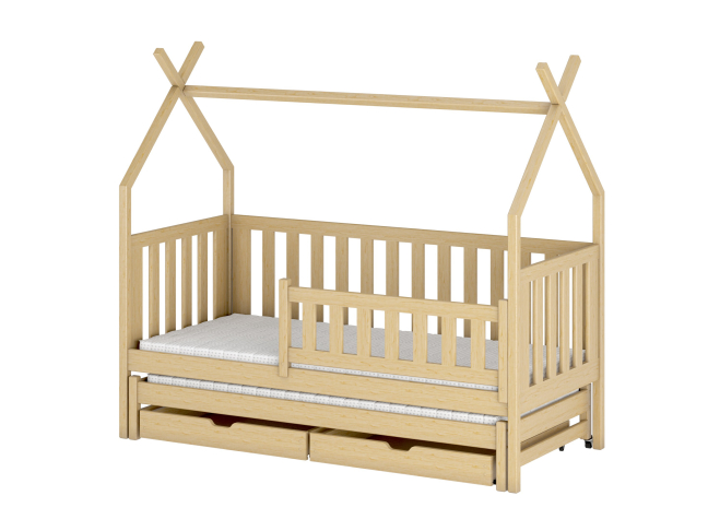 Dvigulė vaikiška lova su stalčiais TYTUS 80x180 10 Dvigulė vaikiška lova su stalčiais TYTUS 80x180 10