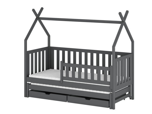 Dvigulė vaikiška lova su stalčiais TYTUS 80x200 8