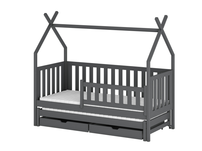 Dvigulė vaikiška lova su stalčiais TYTUS 90x200 8