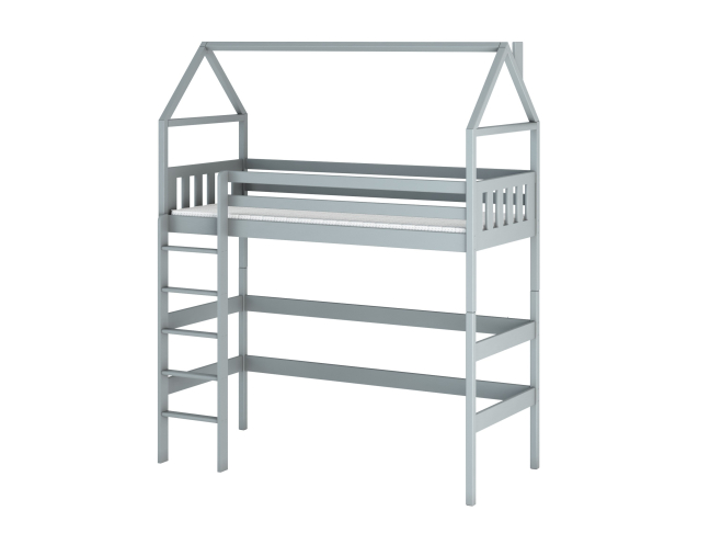 Antresolė lova namelis GLORIA 80x160 8 Antresolė lova namelis GLORIA 80x160 8