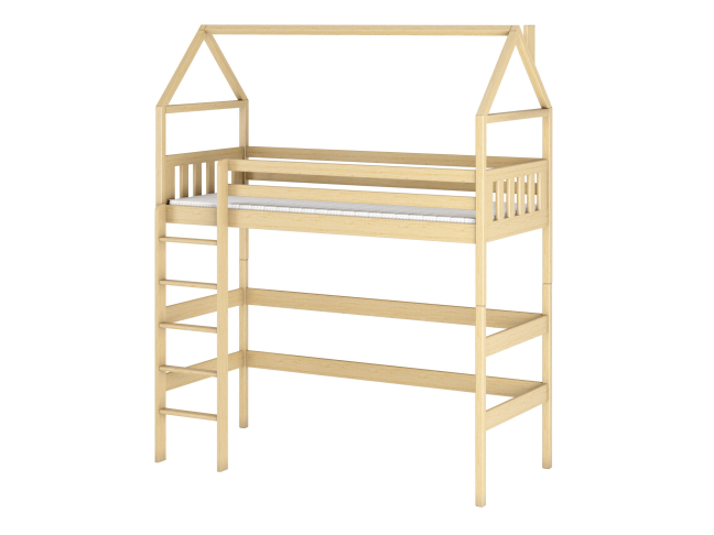 Antresolė lova namelis GLORIA 80x160 9