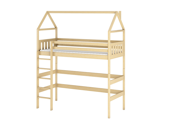 Antresolė lova namelis GLORIA 80x180 9 Antresolė lova namelis GLORIA 80x180 9