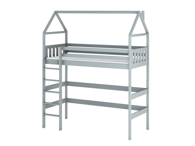Antresolė lova namelis GLORIA 80x200 8 Antresolė lova namelis GLORIA 80x200 8