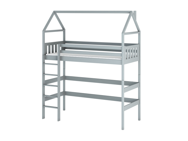 Antresolė lova namelis GLORIA 90x190 8 Antresolė lova namelis GLORIA 90x190 8