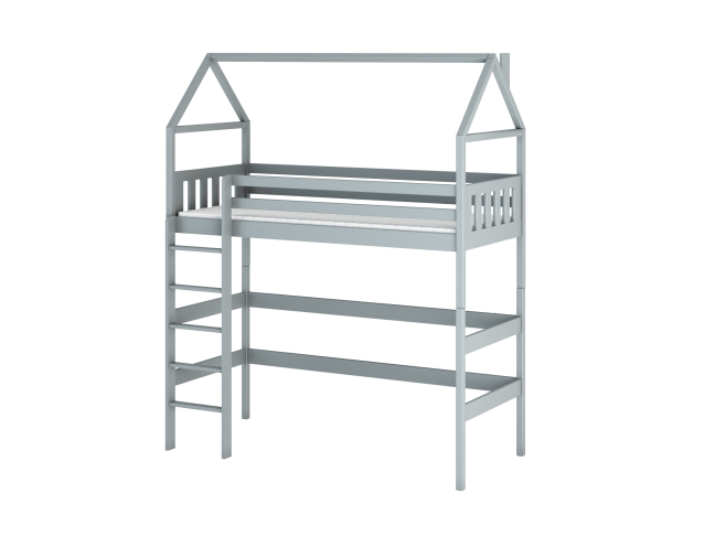Antresolė lova namelis GLORIA 90x200 8 Antresolė lova namelis GLORIA 90x200 8