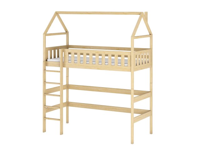 Antresolė lova namelis OTYLIA 80x160 10 Antresolė lova namelis OTYLIA 80x160 10