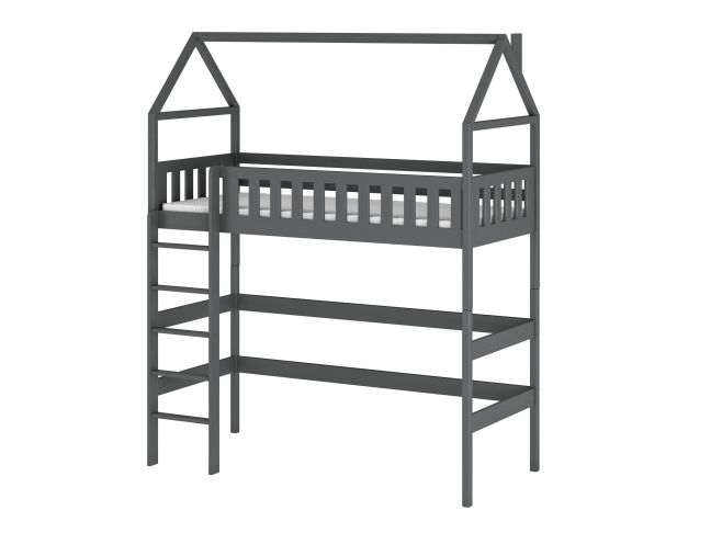 Antresolė lova namelis OTYLIA 80x200 8