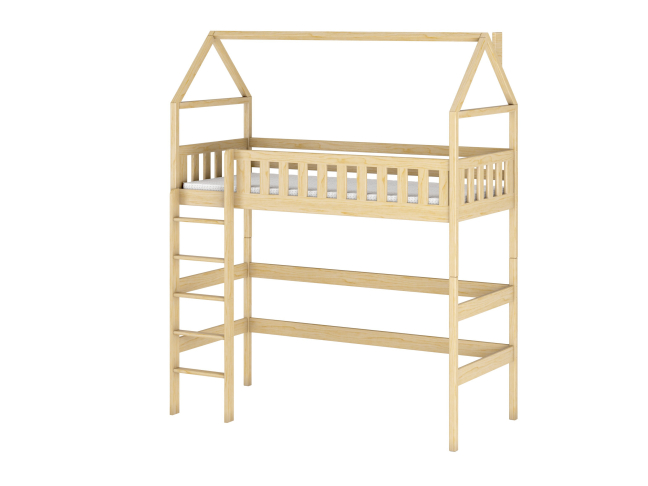 Antresolė lova namelis OTYLIA 80x200 10