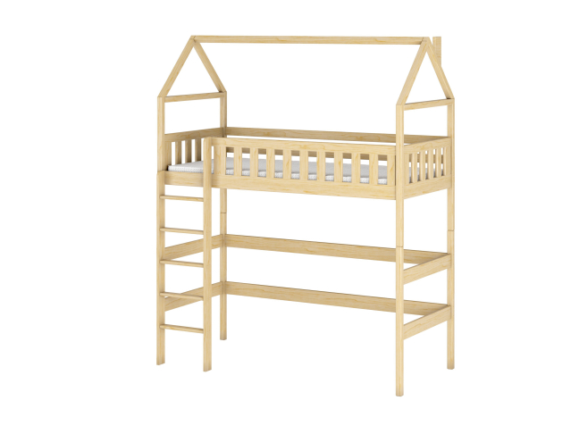 Antresolė lova namelis OTYLIA 90x200 10