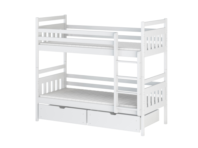 Dviaukštė vaikiška lova su stalčiais ADAS 80x180 4