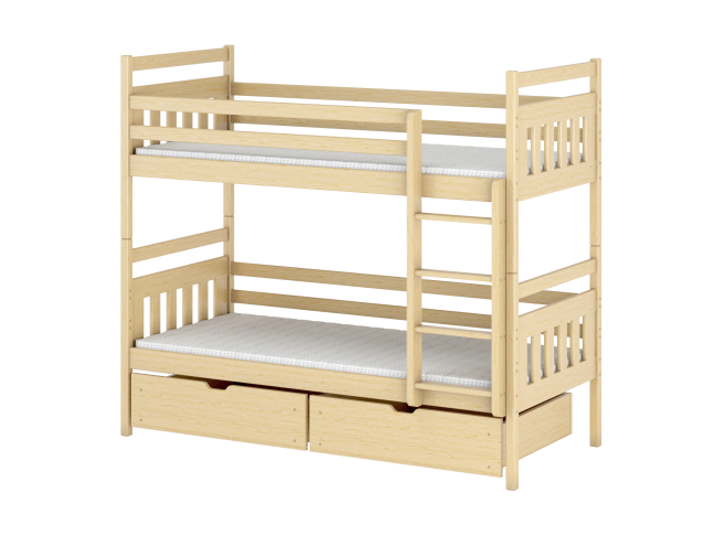 Dviaukštė vaikiška lova su stalčiais ADAS 80x180 7 Dviaukštė vaikiška lova su stalčiais ADAS 80x180 7
