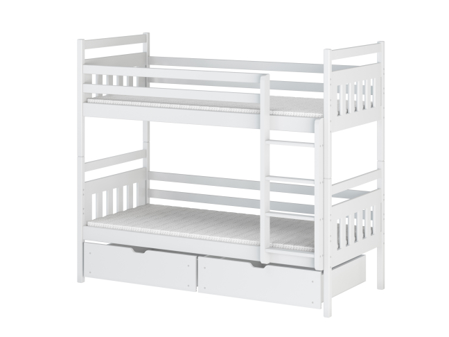 Dviaukštė vaikiška lova su stalčiais ADAS 80x200 4 Dviaukštė vaikiška lova su stalčiais ADAS 80x200 4