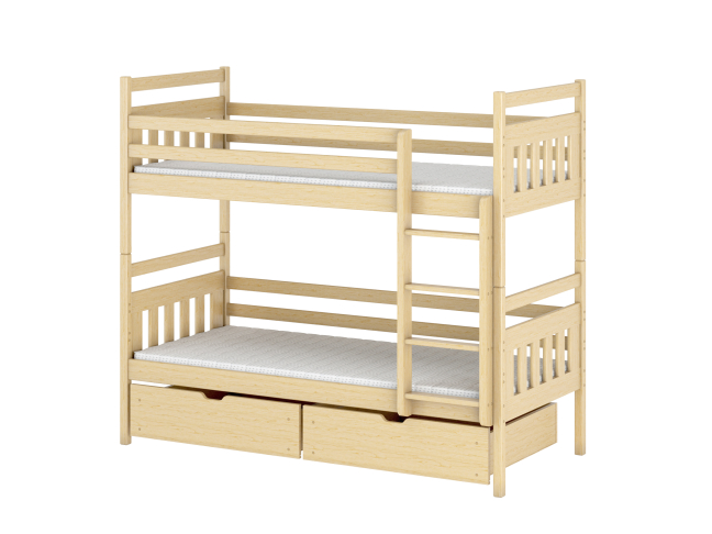 Dviaukštė vaikiška lova su stalčiais ADAS 80x200 7 Dviaukštė vaikiška lova su stalčiais ADAS 80x200 7