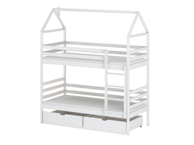 Dviaukštė vaikiška lova su stalčiais ALEX 80x200 8