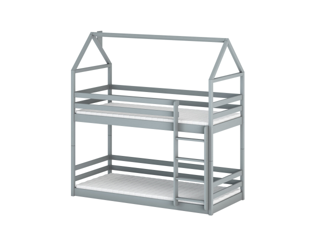 Dviaukštė vaikiška lova AXEL 80x200 10 Dviaukštė vaikiška lova AXEL 80x200 10