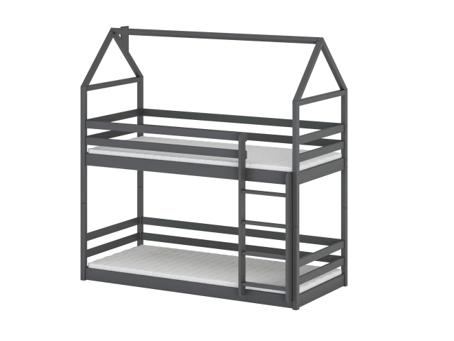 Dviaukštė vaikiška lova AXEL 90x190 8 Dviaukštė vaikiška lova AXEL 90x190 8