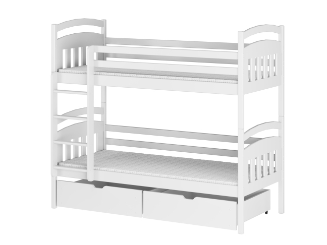 Dviaukštė vaikiška lova su stalčiais GABI 80x180 7 Dviaukštė vaikiška lova su stalčiais GABI 80x180 7