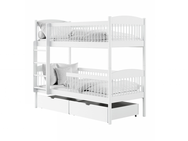 Dviaukštė vaikiška lova su stalčiais LUNA 80x180 4