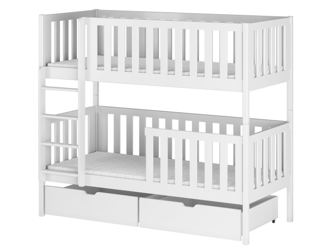 Dviaukštė vaikiška lova su stalčiais MICHALINA 80x160 5 Dviaukštė vaikiška lova su stalčiais MICHALINA 80x160 5