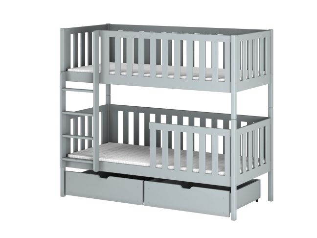 Dviaukštė vaikiška lova su stalčiais MICHALINA 80x160 7 Dviaukštė vaikiška lova su stalčiais MICHALINA 80x160 7