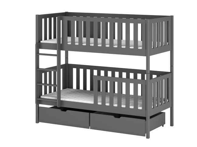 Dviaukštė vaikiška lova su stalčiais MICHALINA 80x160 6