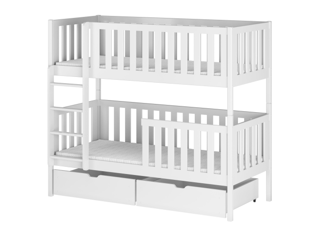 Dviaukštė vaikiška lova su stalčiais MICHALINA 80x180 5 Dviaukštė vaikiška lova su stalčiais MICHALINA 80x180 5