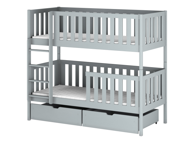 Dviaukštė vaikiška lova su stalčiais MICHALINA 80x200 7