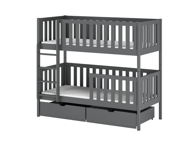 Dviaukštė vaikiška lova su stalčiais MICHALINA 80x200 6