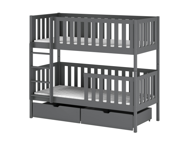 Dviaukštė vaikiška lova su stalčiais MICHALINA 90x190 6 Dviaukštė vaikiška lova su stalčiais MICHALINA 90x190 6