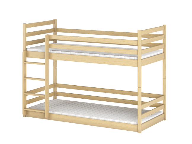 Dviaukštė vaikiška lova MINI 80x200 10 Dviaukštė vaikiška lova MINI 80x200 10