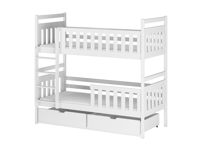 Dviaukštė vaikiška lova su stalčiais MONIKA 90x190 12 Dviaukštė vaikiška lova su stalčiais MONIKA 90x190 12