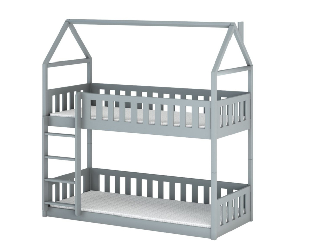 Dviaukštė vaikiška lova POLA 80x180 9 Dviaukštė vaikiška lova POLA 80x180 9