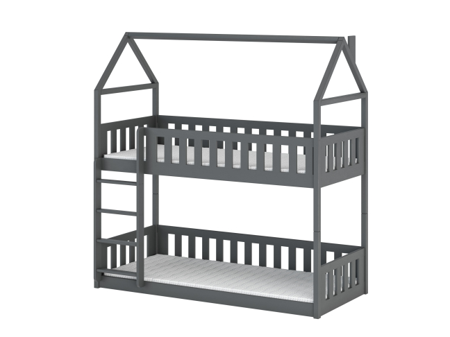 Dviaukštė vaikiška lova POLA 90x200 8